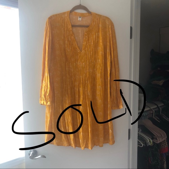 Plus Size Yellow Sun Dress - Picture 1 of 2